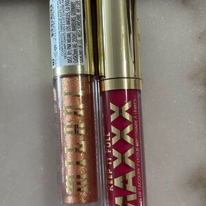 Milani Keep It Full Maxxx Lip Lacquer Duo - Sparkling Gold and Bold Pink